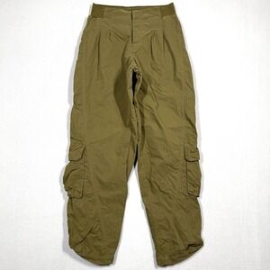 FP Movement Mesmerize Me Cargo Pants Womens XS Parachute Army Green Military